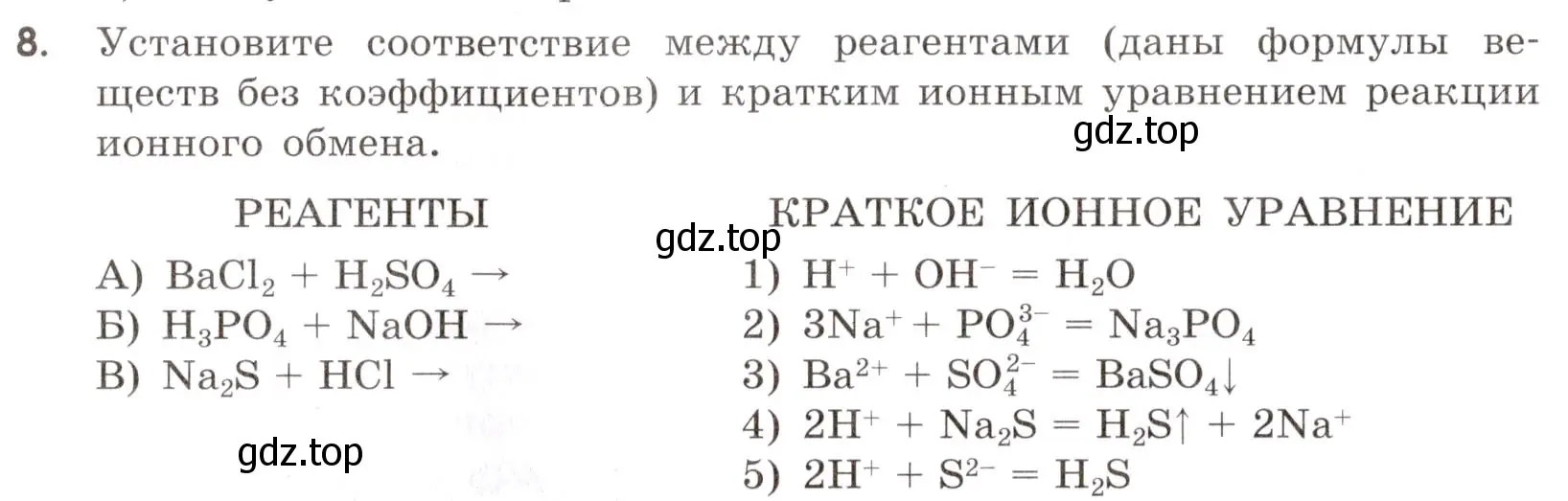 Условие номер 8 (страница 46) гдз по химии 9 класс Тригубчак, сборник задач и упражнений