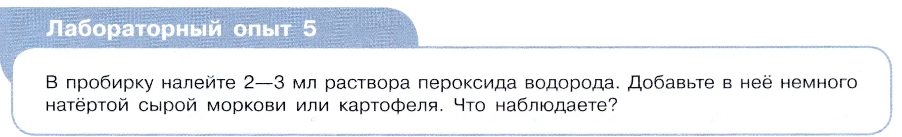 Условие  Лабораторный опыт №5 (страница 17) гдз по химии 9 класс Габриелян, Остроумов, учебник