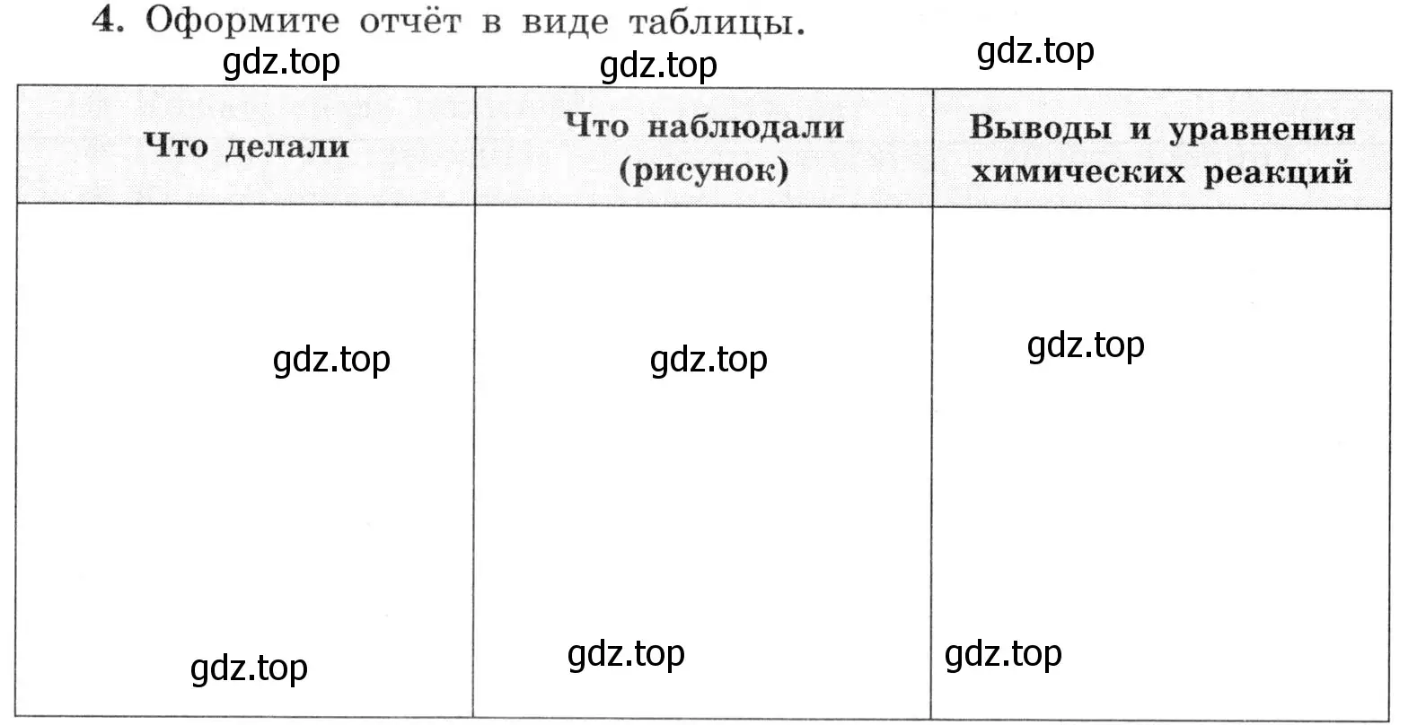 Условие номер 4 (страница 16) гдз по химии 9 класс Габриелян, Аксенова, тетрадь для лабораторных опытов и практических работ