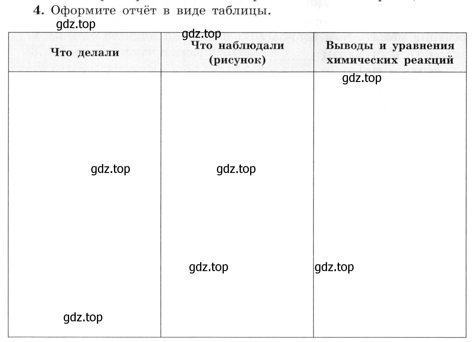 Условие номер 4 (страница 26) гдз по химии 9 класс Габриелян, Аксенова, тетрадь для лабораторных опытов и практических работ