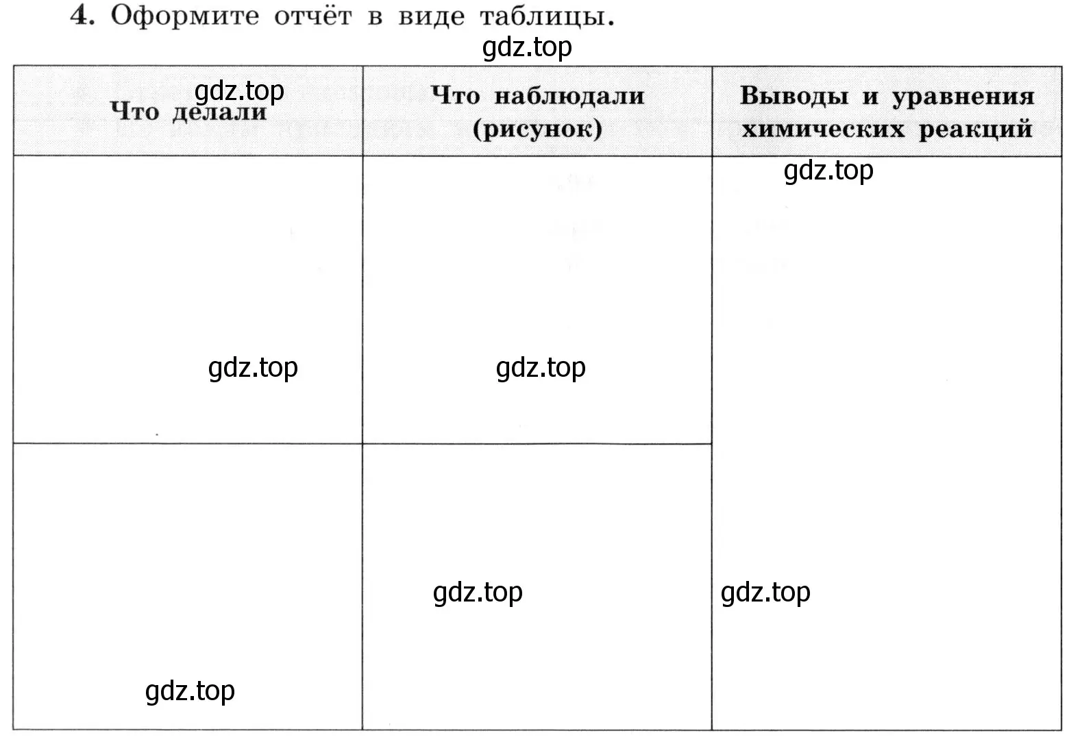 Условие номер 4 (страница 46) гдз по химии 9 класс Габриелян, Аксенова, тетрадь для лабораторных опытов и практических работ