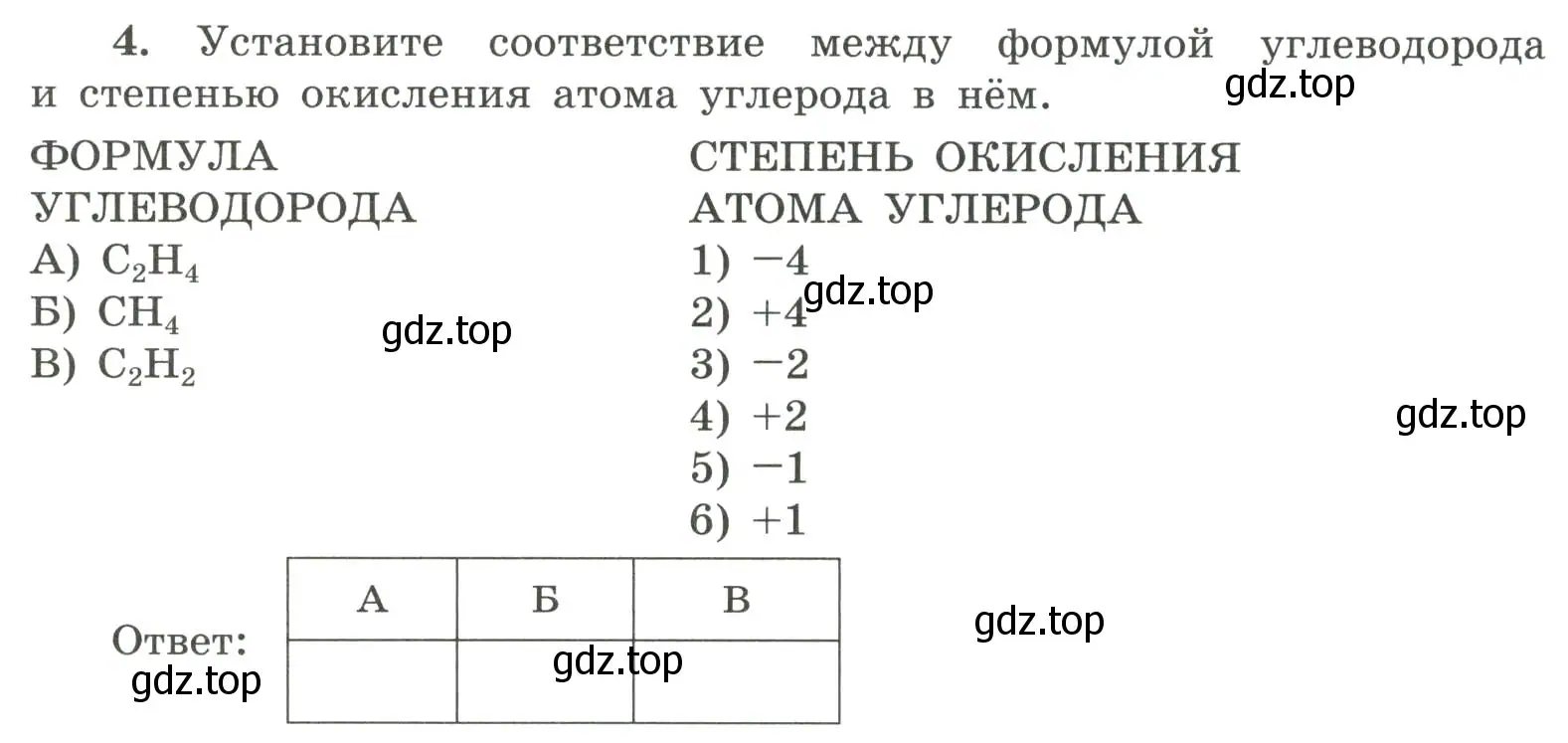 Условие номер 4 (страница 96) гдз по химии 9 класс Габриелян, Сладков, рабочая тетрадь