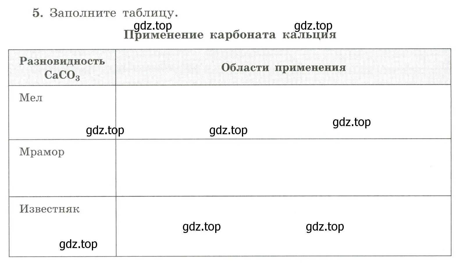 Условие номер 5 (страница 124) гдз по химии 9 класс Габриелян, Сладков, рабочая тетрадь