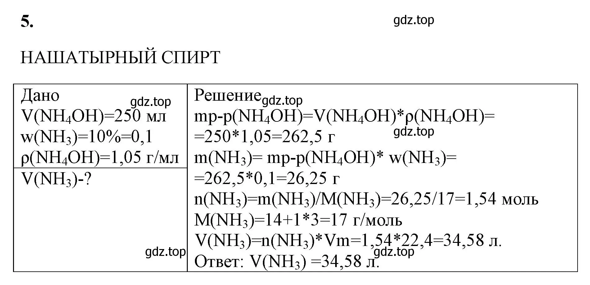 Решение номер 5 (страница 71) гдз по химии 9 класс Габриелян, Сладков, рабочая тетрадь