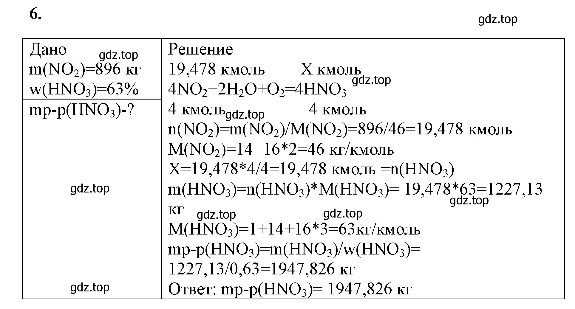 Решение номер 6 (страница 78) гдз по химии 9 класс Габриелян, Сладков, рабочая тетрадь