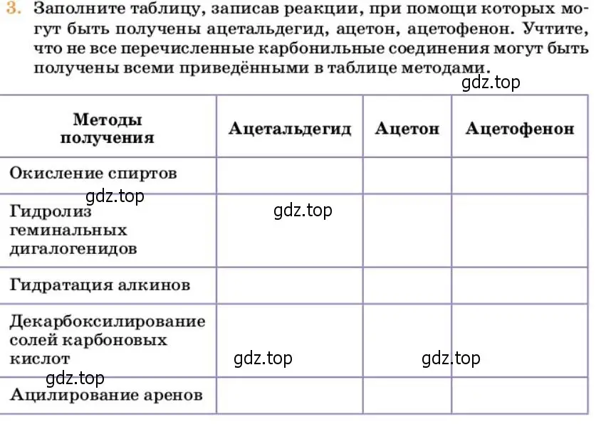 Условие номер 3 (страница 271) гдз по химии 10 класс Ерёмин, Кузьменко, учебник