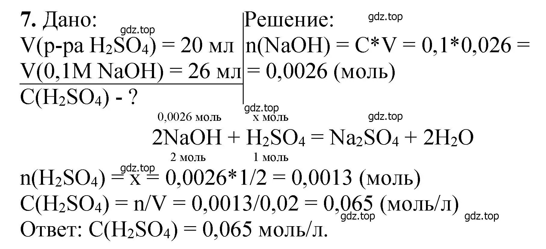 Решение номер 7 (страница 67) гдз по химии 10 класс Ерёмин, Кузьменко, учебник