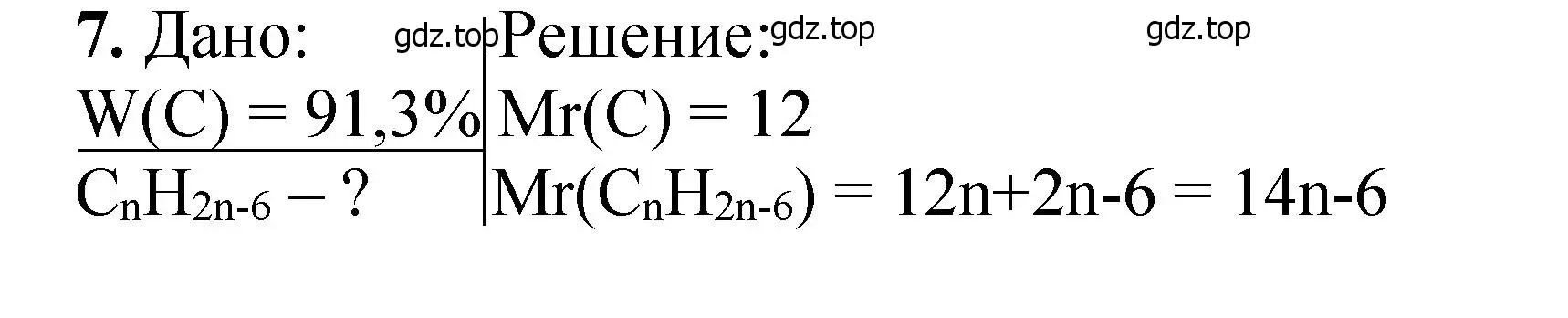 Решение номер 7 (страница 197) гдз по химии 10 класс Ерёмин, Кузьменко, учебник