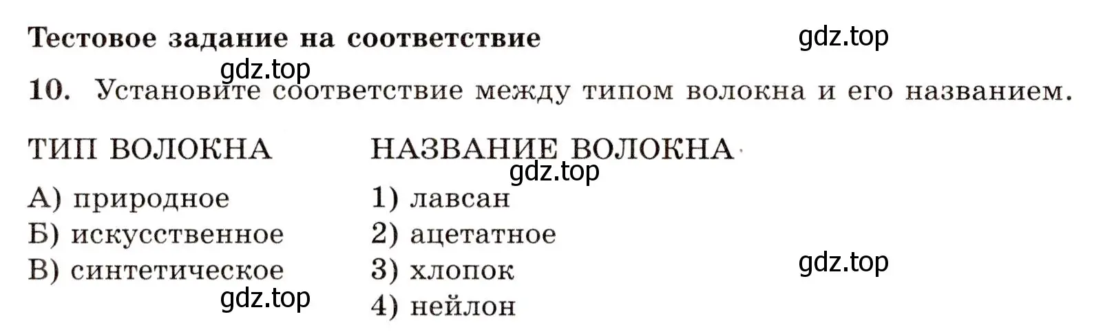 Условие номер 10 (страница 120) гдз по химии 10 класс Габриелян, Лысова, проверочные и контрольные работы