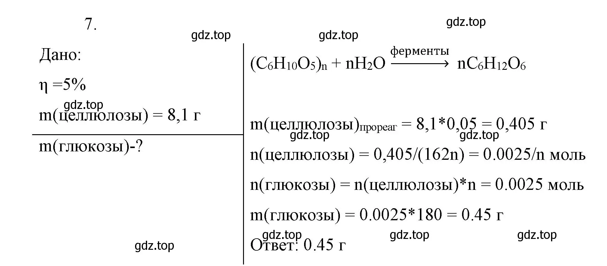 Решение номер 7 (страница 93) гдз по химии 10 класс Габриелян, Остроумов, учебник