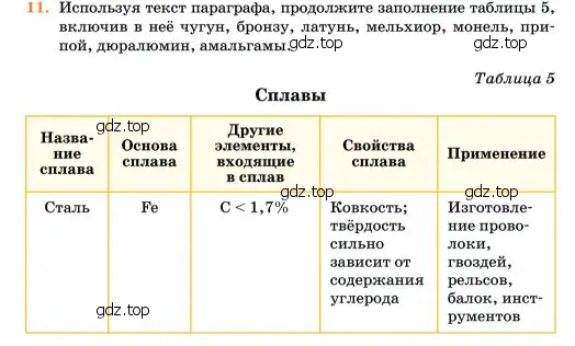 Условие номер 11 (страница 131) гдз по химии 11 класс Ерёмин, Кузьменко, учебник