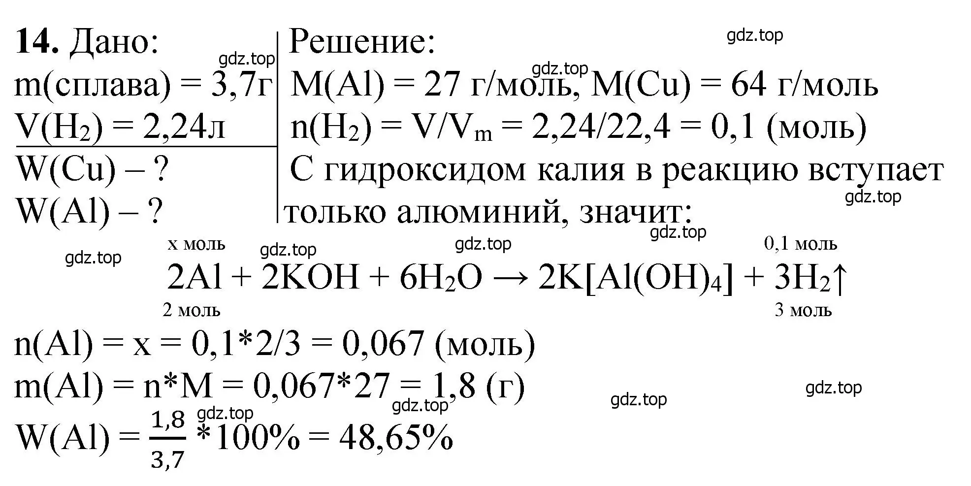 Решение номер 14 (страница 169) гдз по химии 11 класс Ерёмин, Кузьменко, учебник