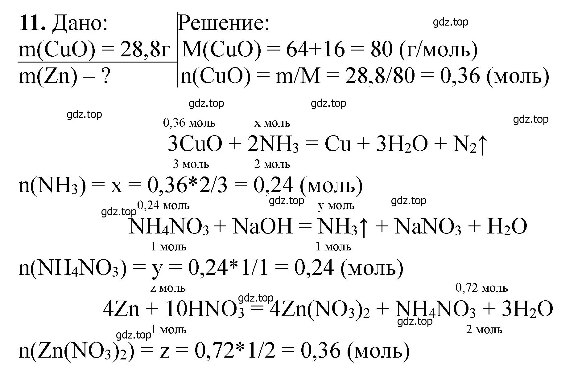 Решение номер 11 (страница 224) гдз по химии 11 класс Ерёмин, Кузьменко, учебник