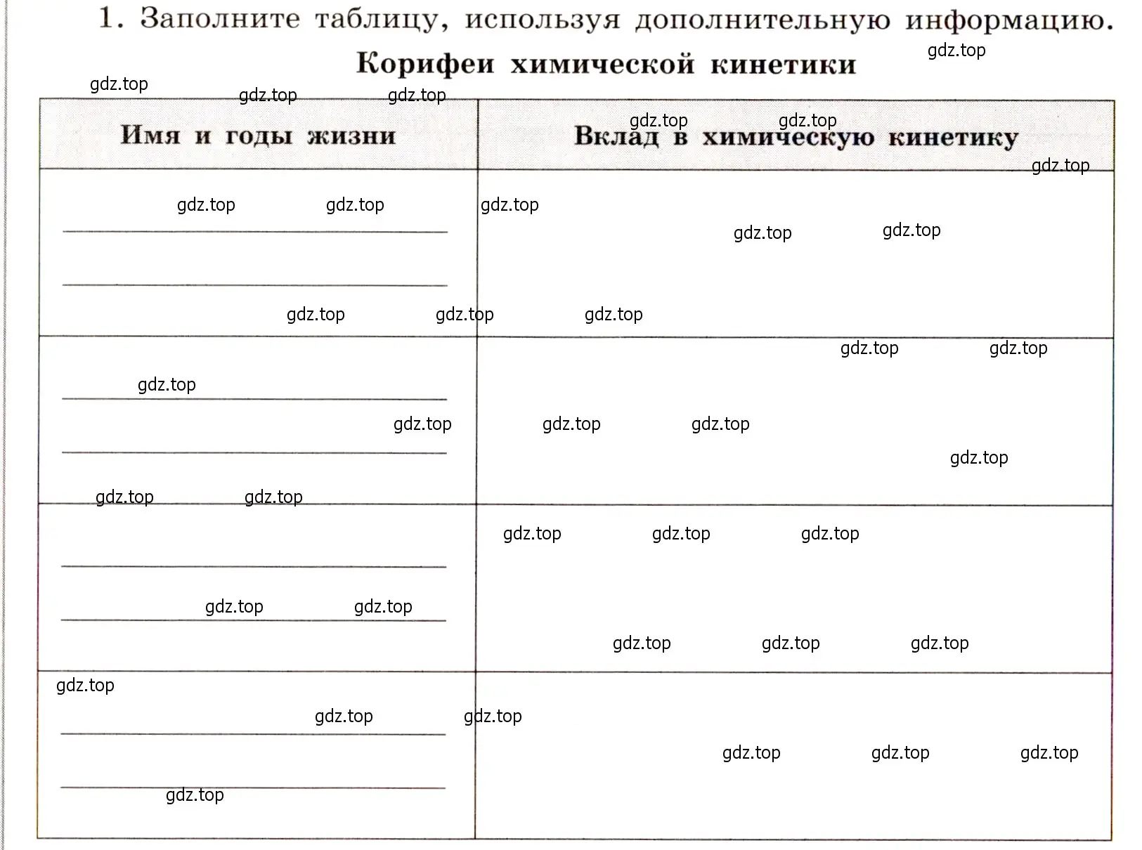 Условие номер 1 (страница 44) гдз по химии 11 класс Габриелян, Сладков, рабочая тетрадь