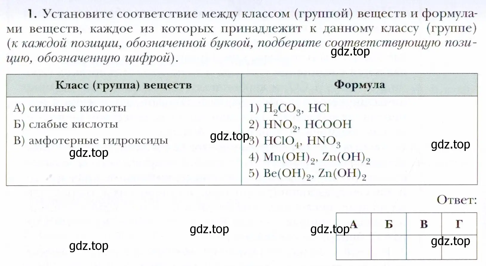 Условие номер 1 (страница 200) гдз по химии 11 класс Кузнецова, Левкин, учебник