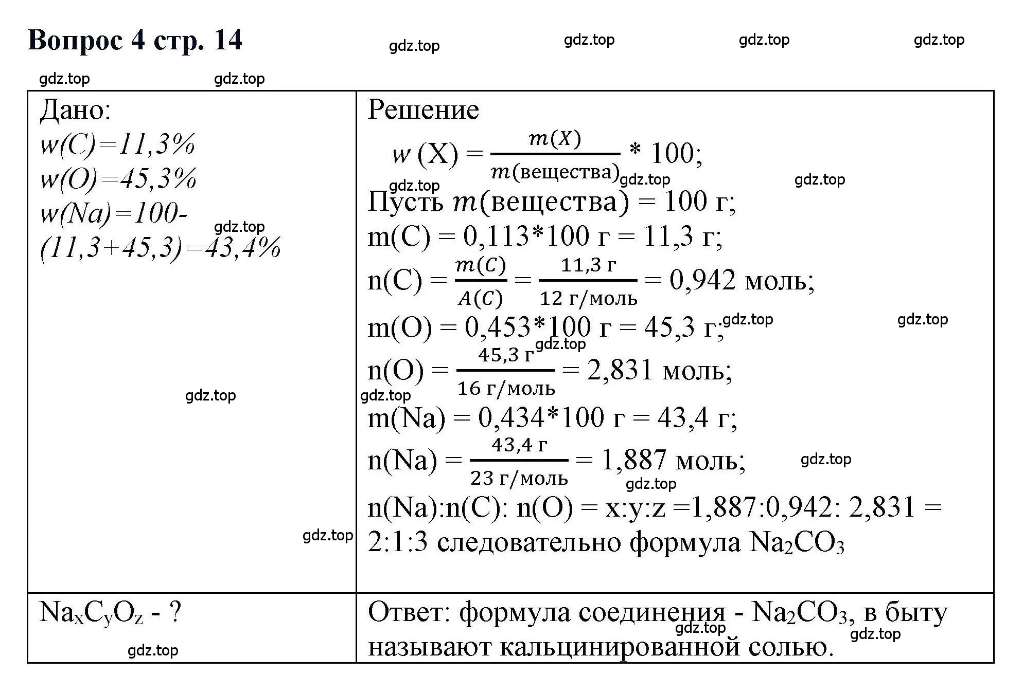 Решение номер 4 (страница 14) гдз по химии 11 класс Кузнецова, Левкин, учебник