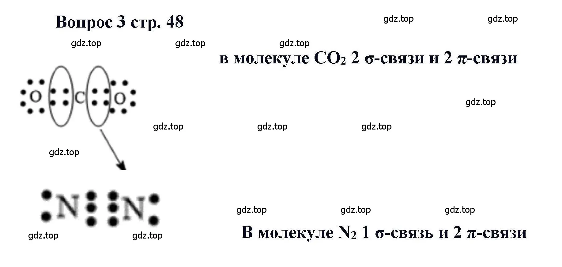 Решение номер 3 (страница 48) гдз по химии 11 класс Кузнецова, Левкин, учебник