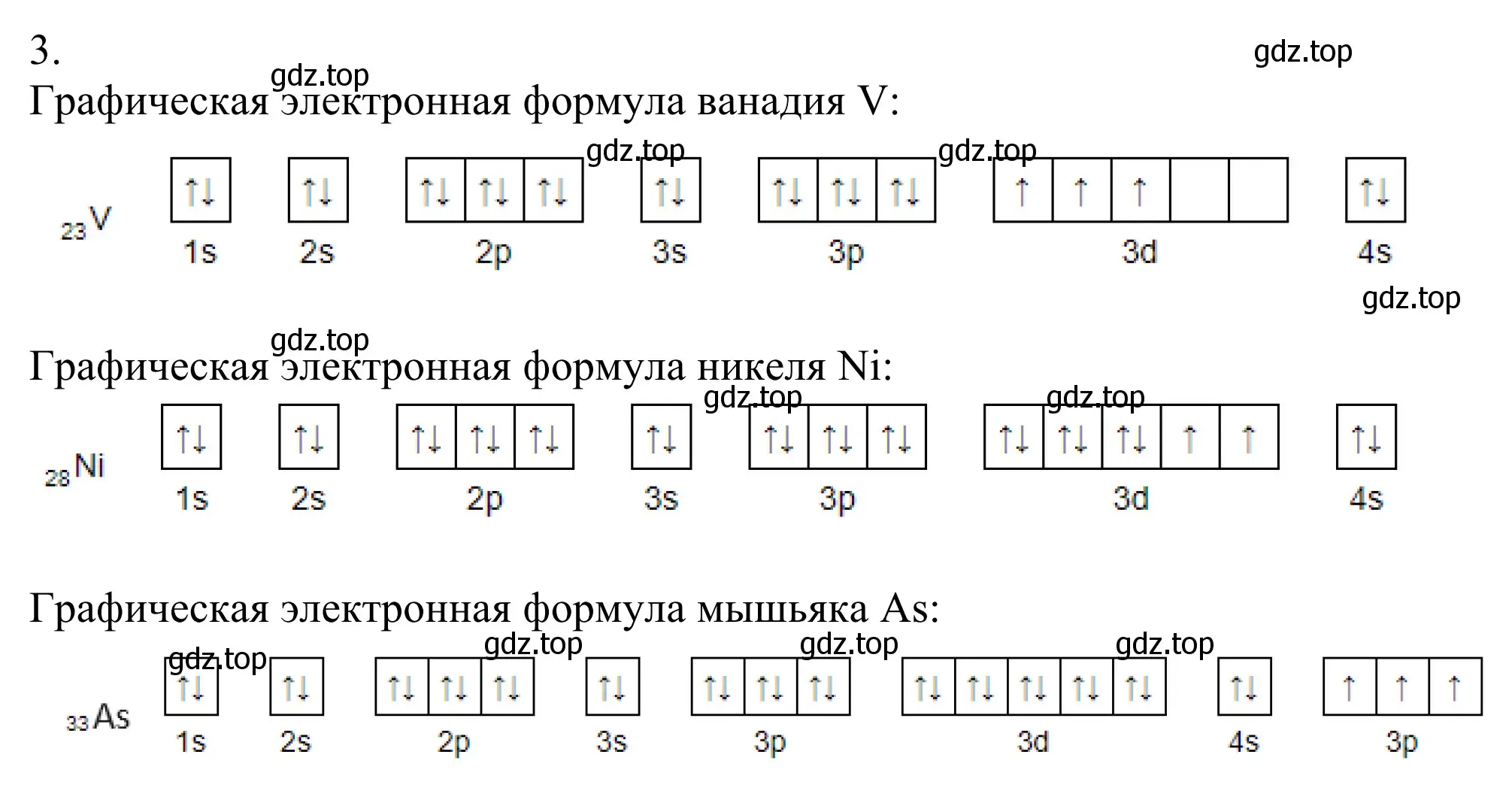 Решение номер 3 (страница 22) гдз по химии 11 класс Рудзитис, Фельдман, учебник