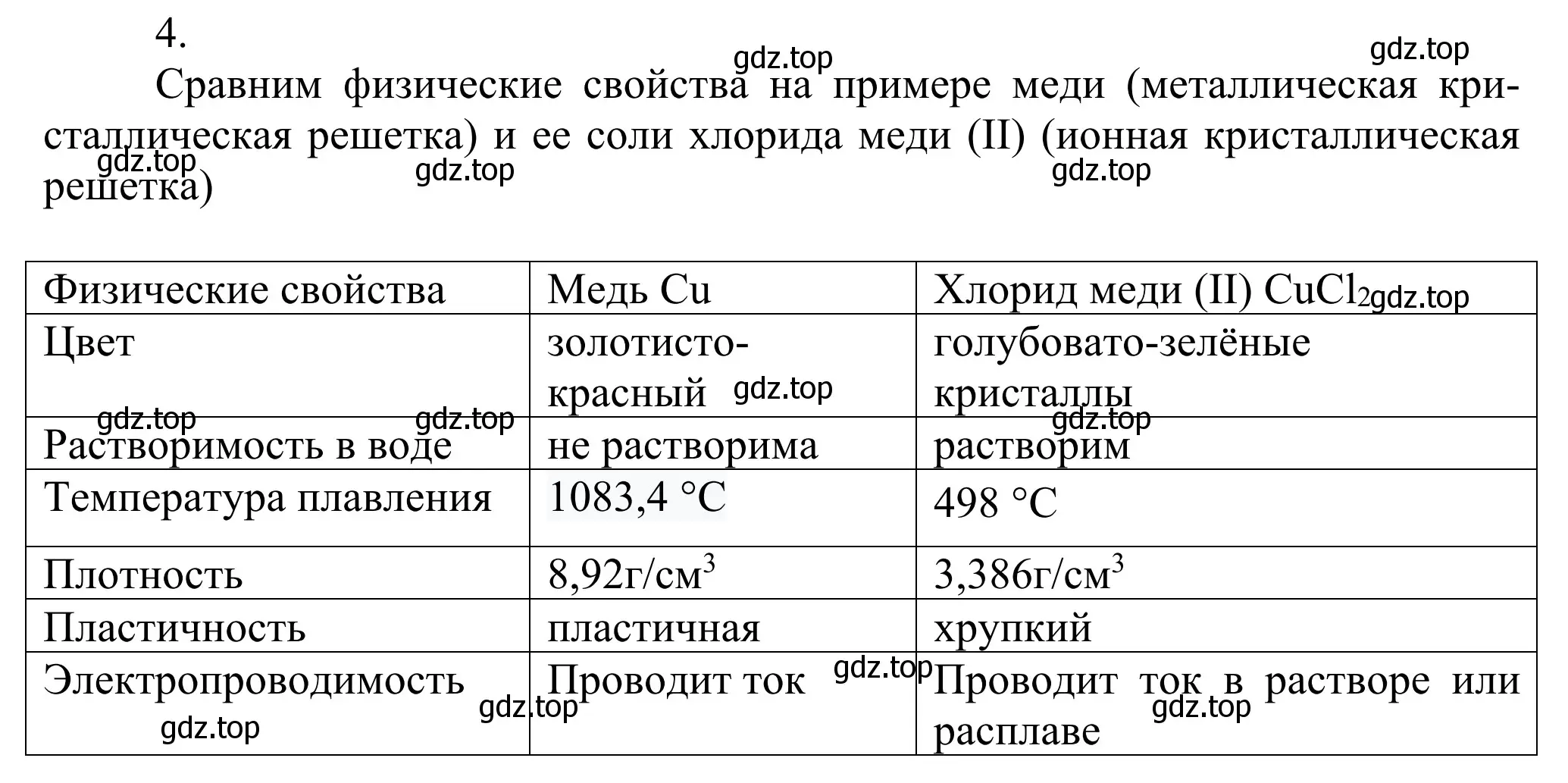 Решение номер 4 (страница 48) гдз по химии 11 класс Рудзитис, Фельдман, учебник