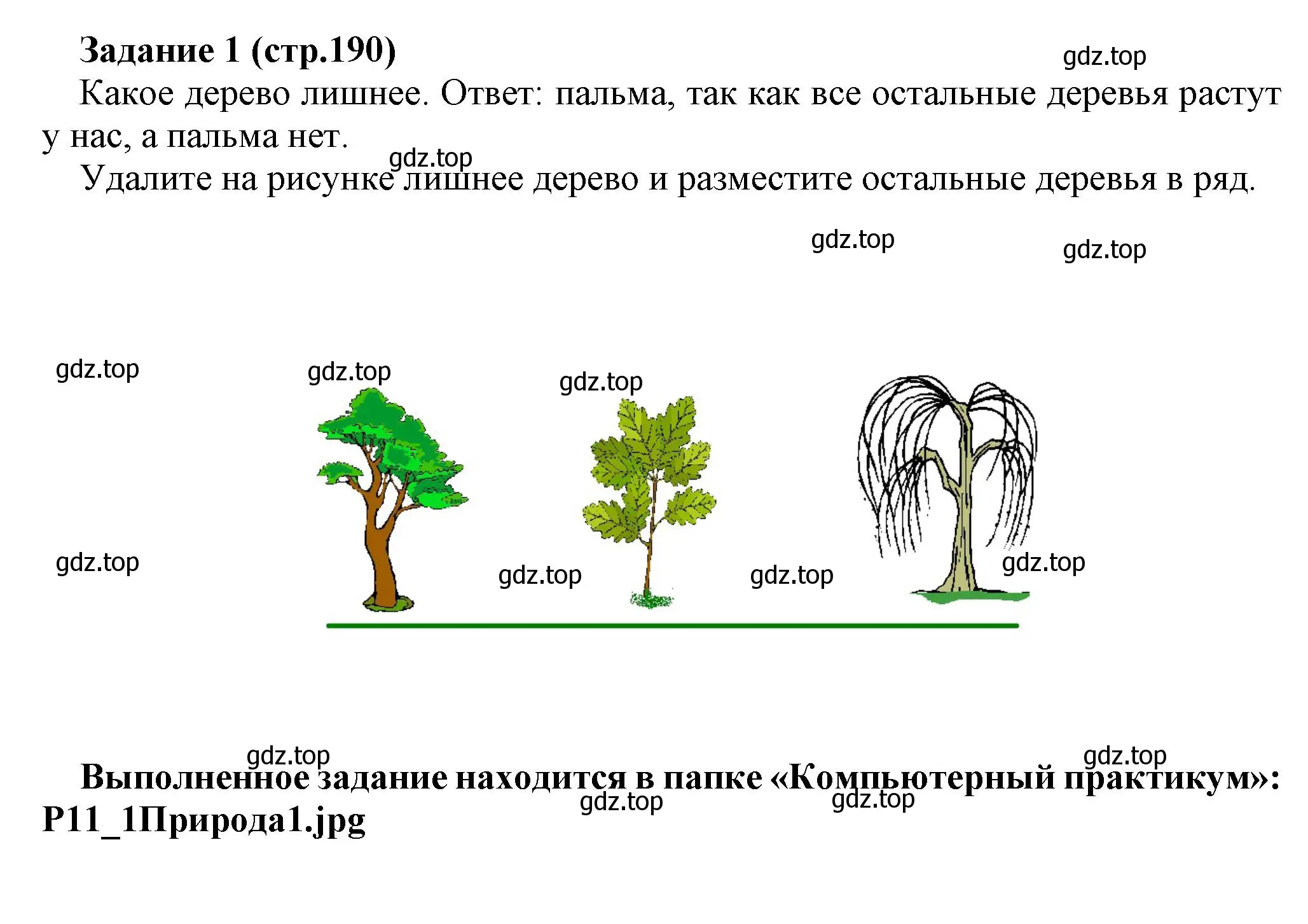 Решение номер 1 (страница 190) гдз по информатике 5 класс Босова, Босова, учебник