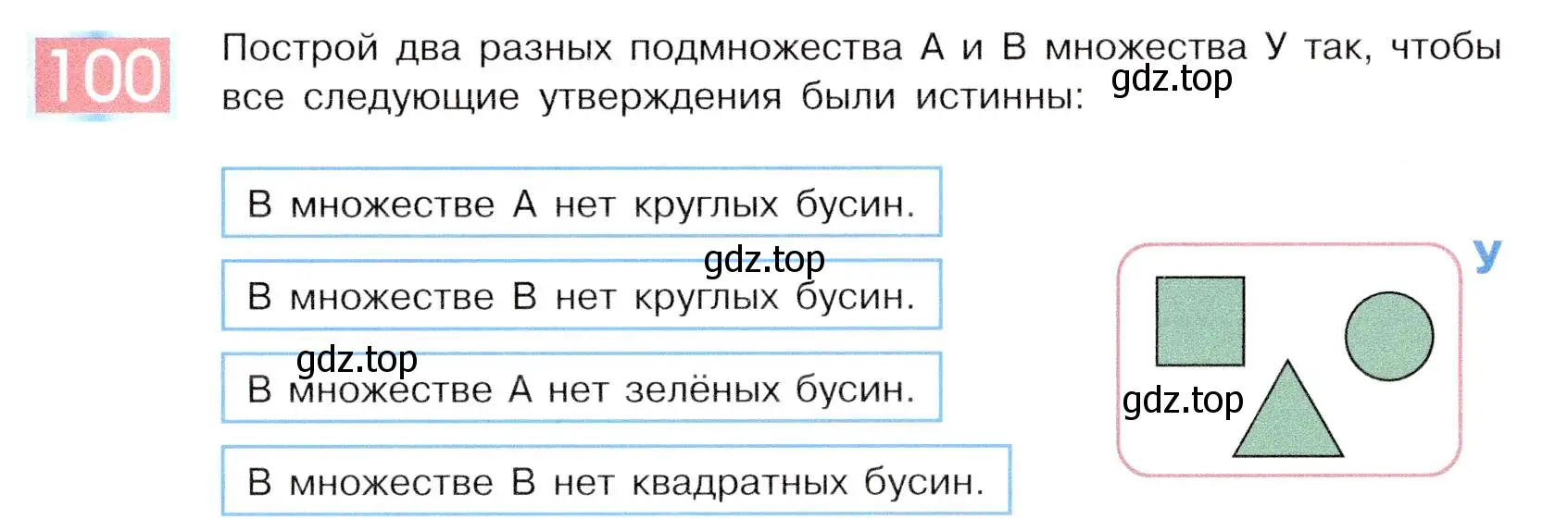 Условие номер 100 (страница 61) гдз по информатике 5 класс Семенов, Рудченко, учебник