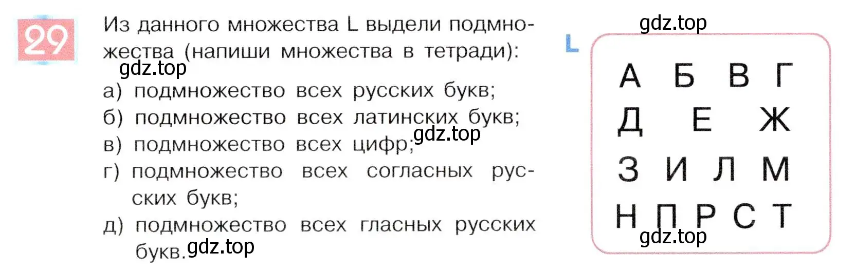 Условие номер 29 (страница 22) гдз по информатике 5 класс Семенов, Рудченко, учебник