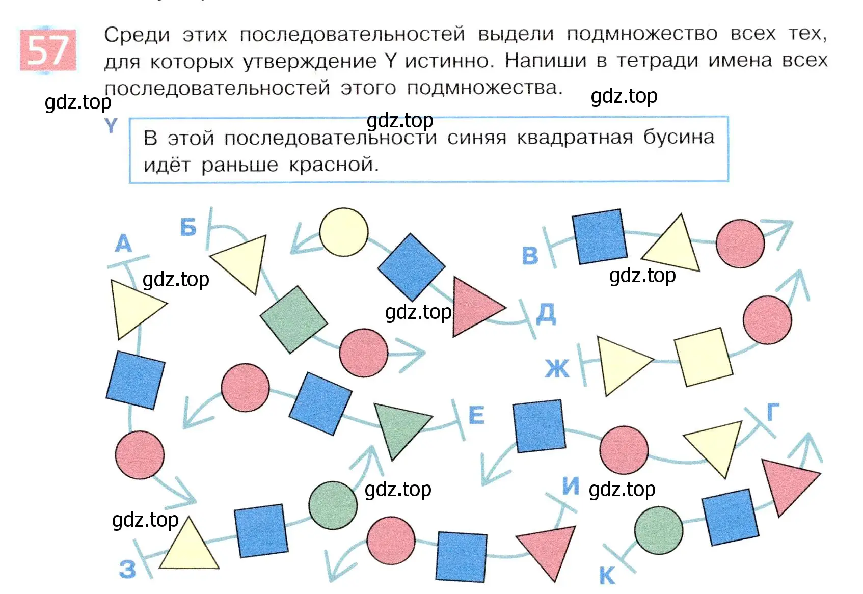 Условие номер 57 (страница 40) гдз по информатике 5 класс Семенов, Рудченко, учебник