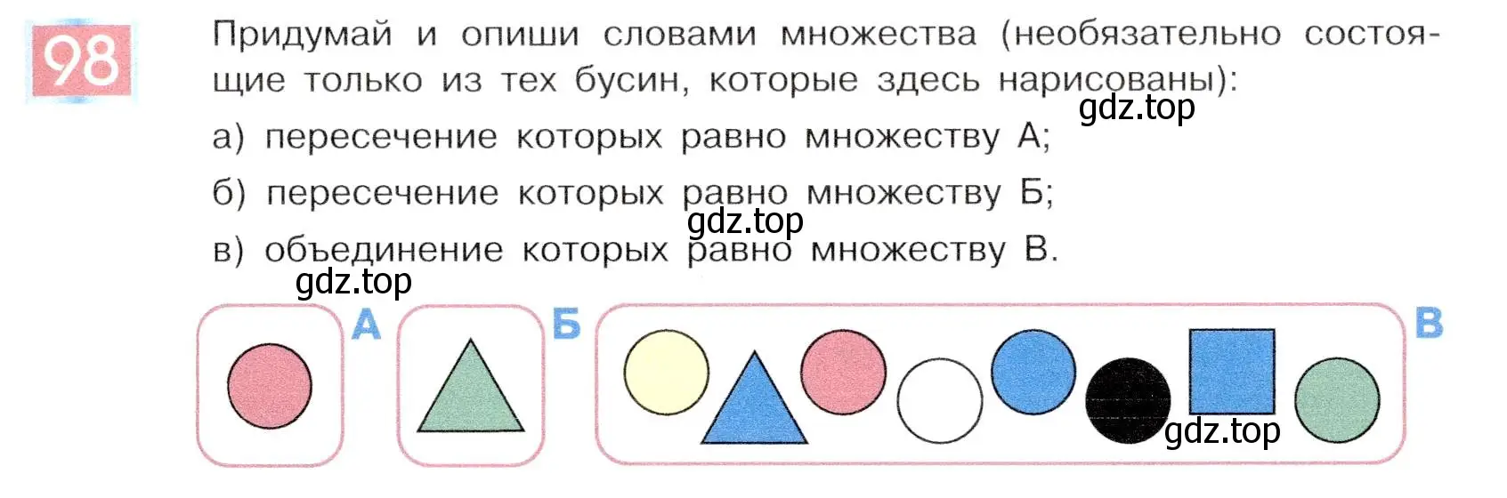 Условие номер 98 (страница 61) гдз по информатике 5 класс Семенов, Рудченко, учебник