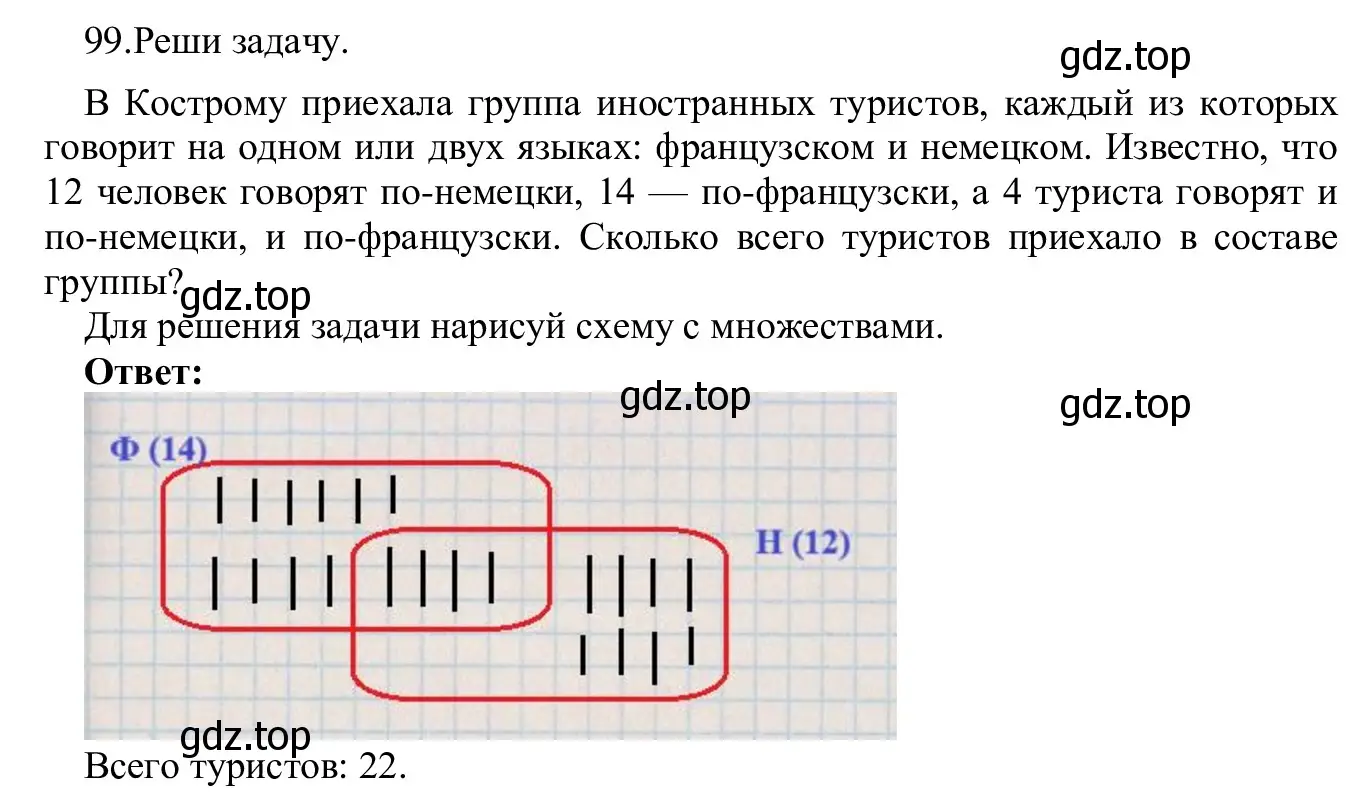 Решение номер 99 (страница 61) гдз по информатике 5 класс Семенов, Рудченко, учебник