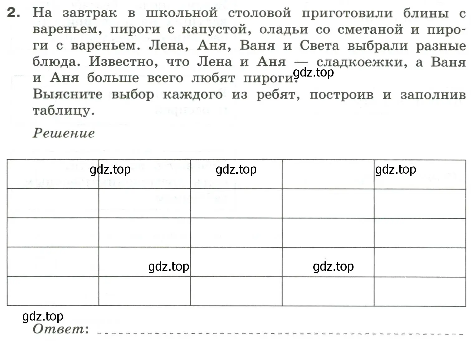 Условие номер 2 (страница 24) гдз по информатике 6 класс Босова, Босова, самостоятельные и контрольные работы