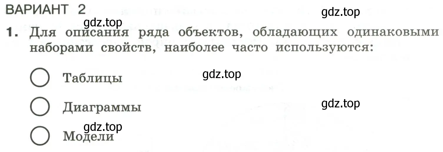 Условие номер 1 (страница 27) гдз по информатике 6 класс Босова, Босова, самостоятельные и контрольные работы