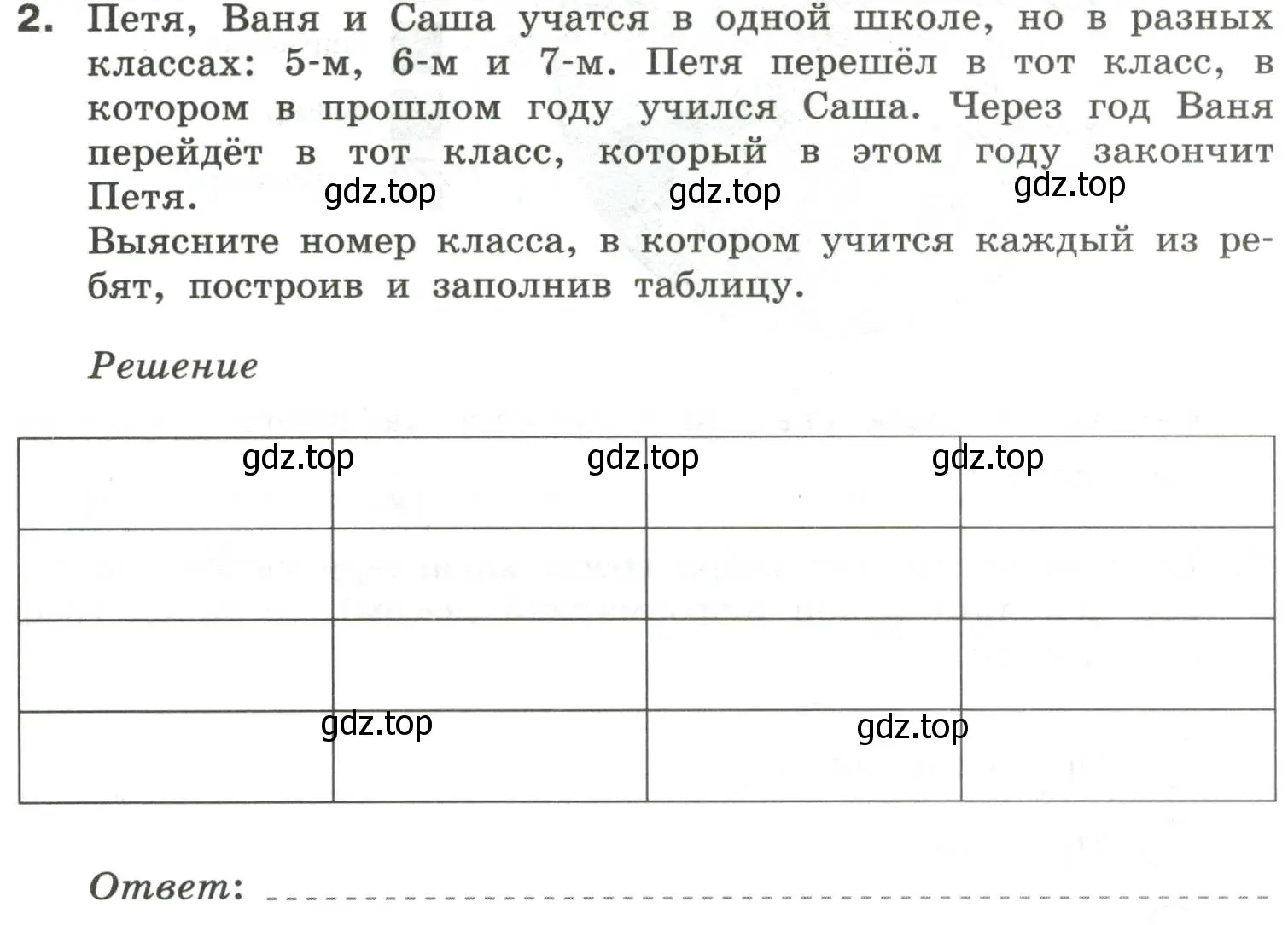 Условие номер 2 (страница 27) гдз по информатике 6 класс Босова, Босова, самостоятельные и контрольные работы