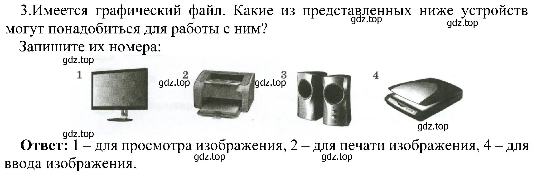 Решение номер 3 (страница 10) гдз по информатике 6 класс Босова, Босова, самостоятельные и контрольные работы