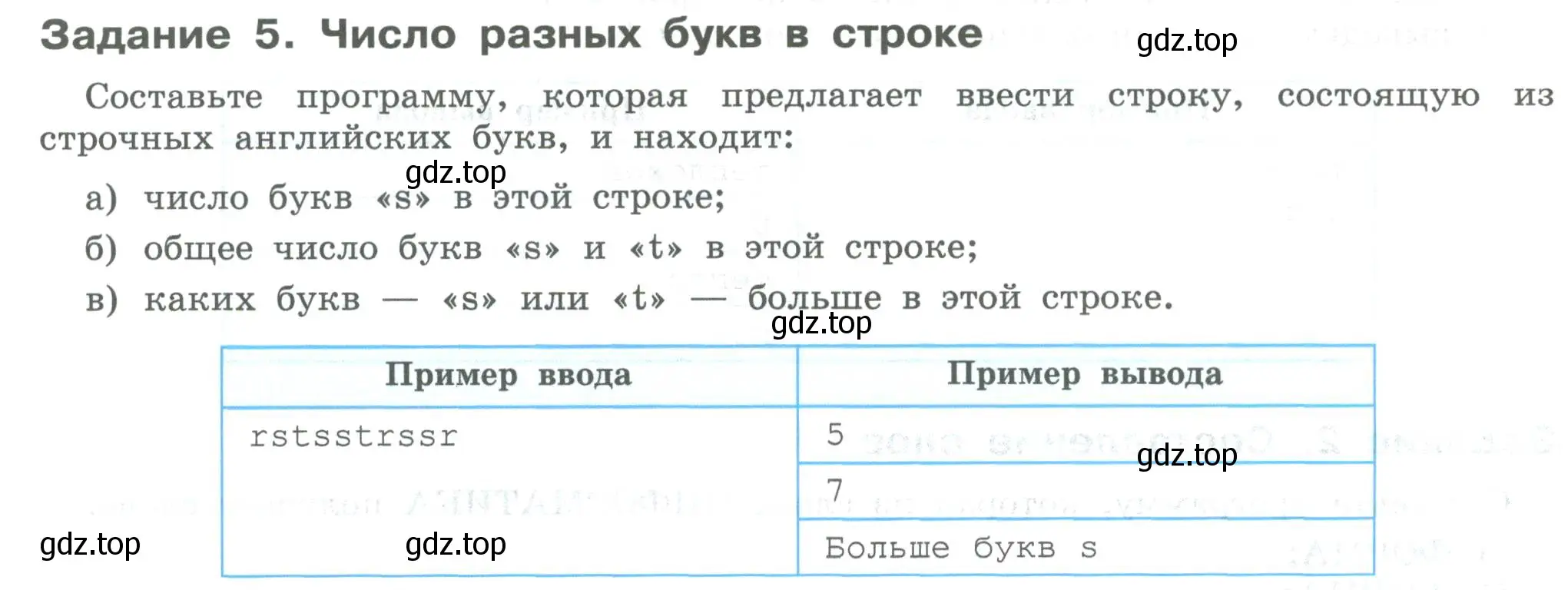 Условие  Задание 5 (страница 126) гдз по информатике 7-9 класс Босова, Босова, практикум