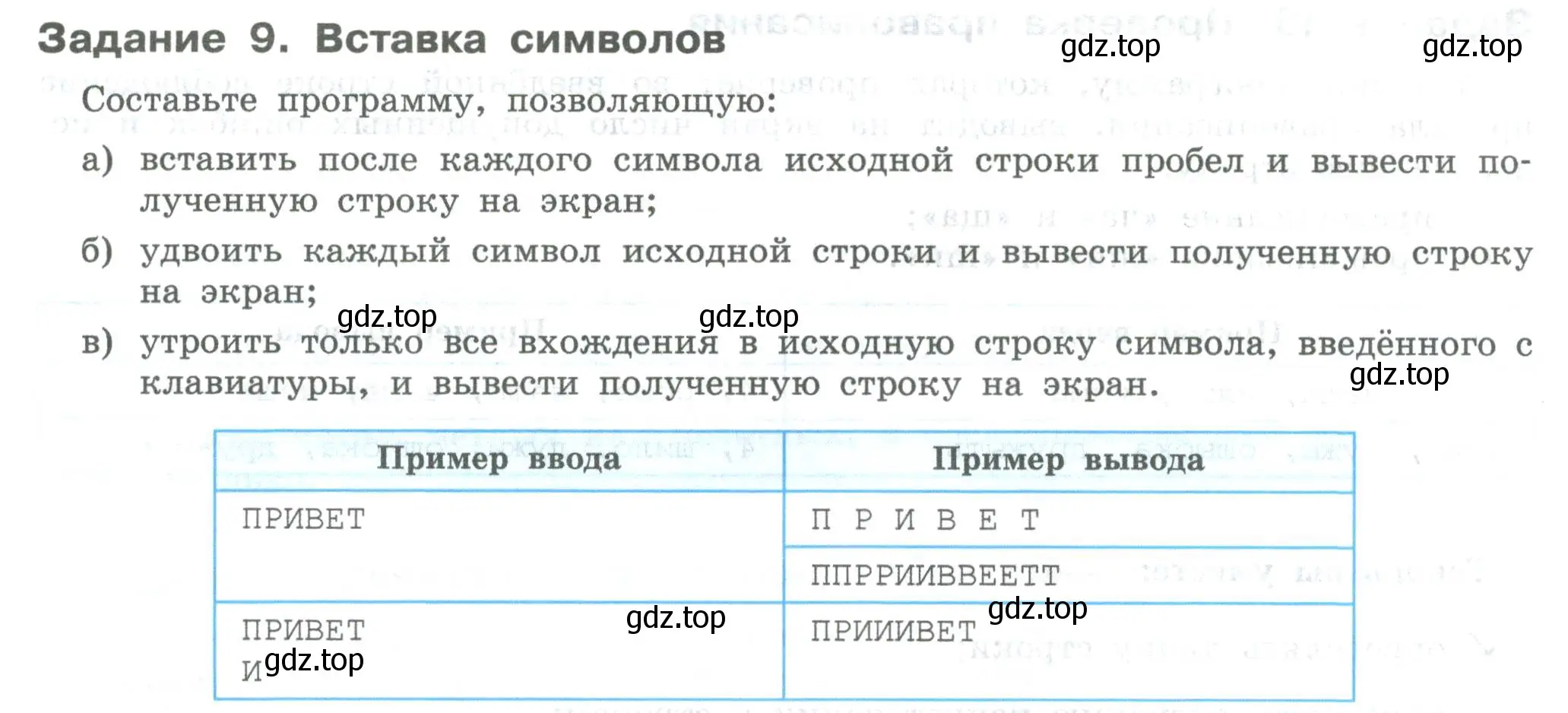 Условие  Задание 9 (страница 127) гдз по информатике 7-9 класс Босова, Босова, практикум