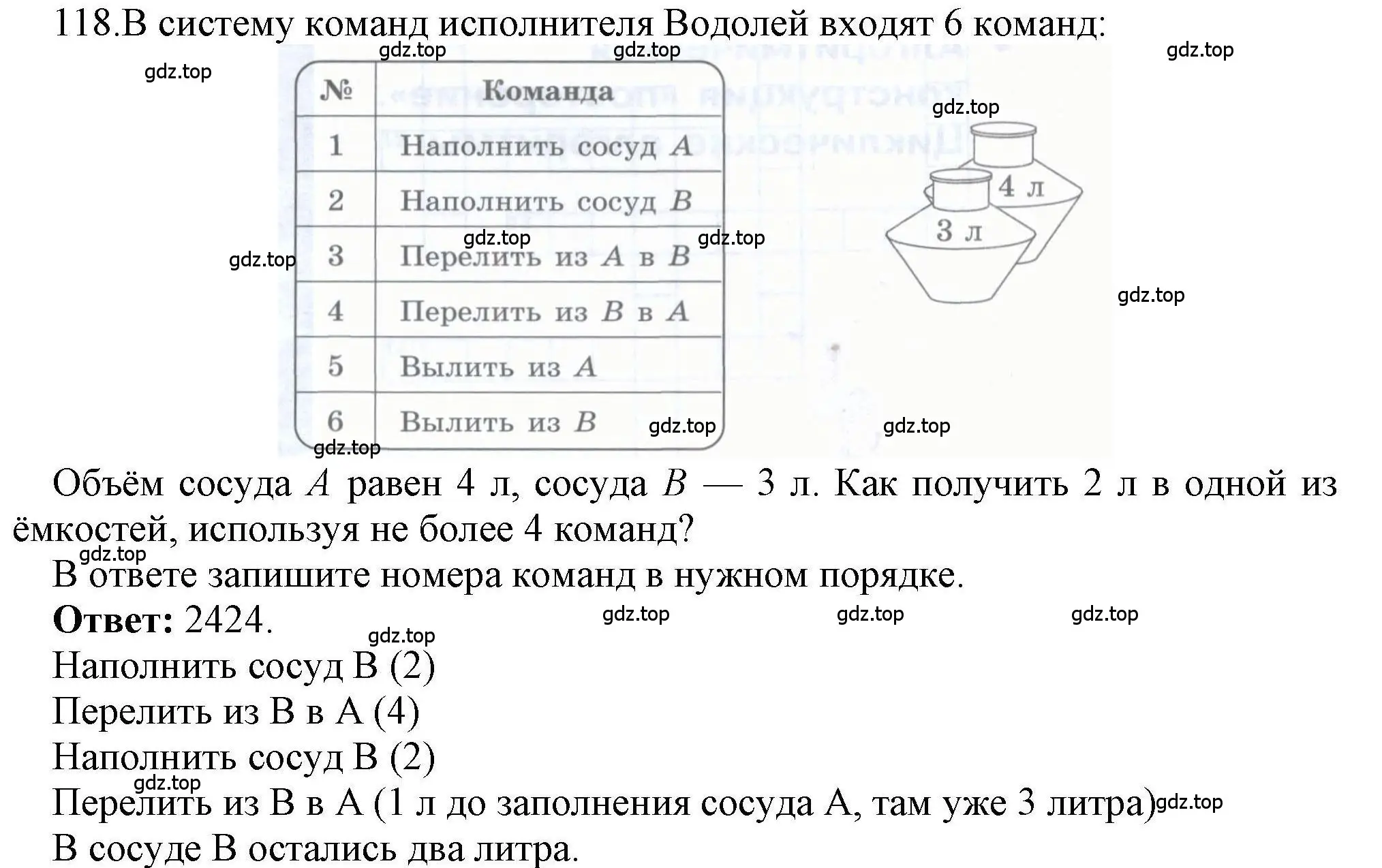 Решение номер 118 (страница 78) гдз по информатике 8 класс Босова, Босова, рабочая тетрадь 1 часть