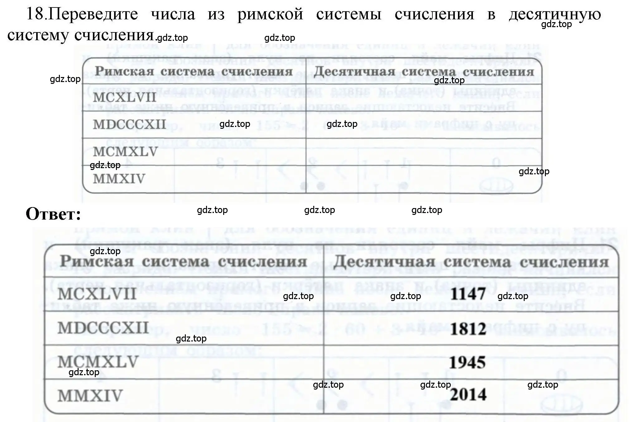 Решение номер 18 (страница 17) гдз по информатике 8 класс Босова, Босова, рабочая тетрадь 1 часть