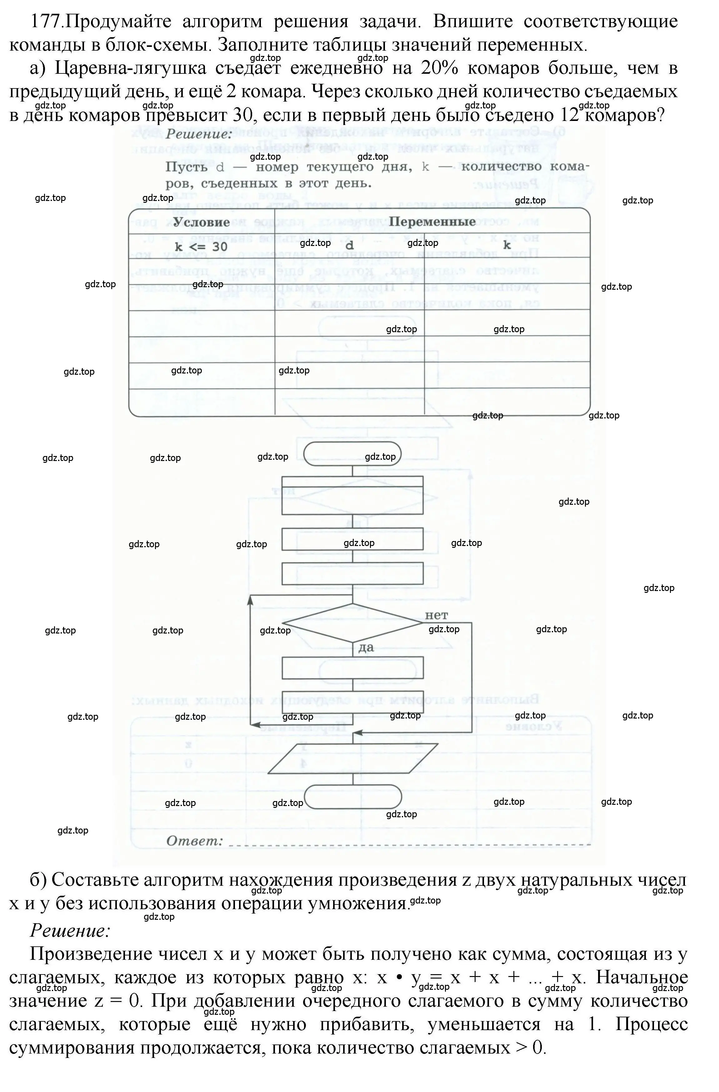 Решение номер 177 (страница 30) гдз по информатике 8 класс Босова, Босова, рабочая тетрадь 2 часть