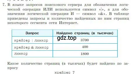 Условие номер 7 (страница 58) гдз по информатике 8 класс Босова, Босова, учебник