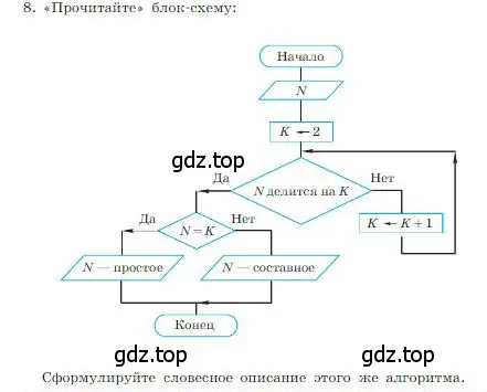 Условие номер 8 (страница 92) гдз по информатике 8 класс Босова, Босова, учебник