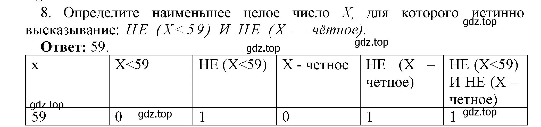 Решение номер 8 (страница 58) гдз по информатике 8 класс Босова, Босова, учебник