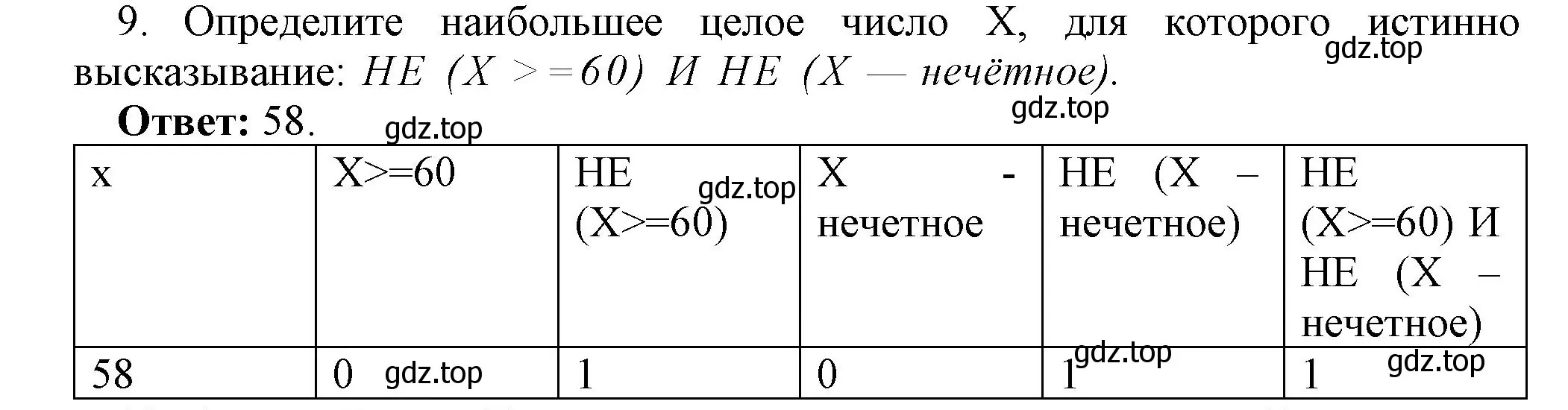 Решение номер 9 (страница 59) гдз по информатике 8 класс Босова, Босова, учебник