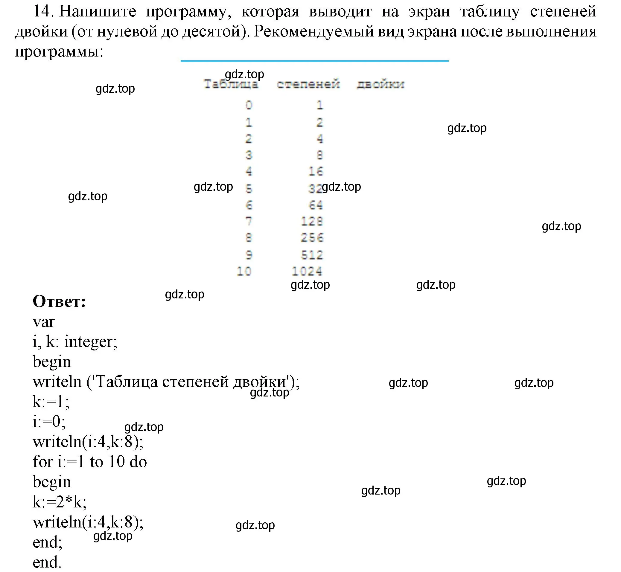 Решение номер 14 (страница 194) гдз по информатике 8 класс Босова, Босова, учебник