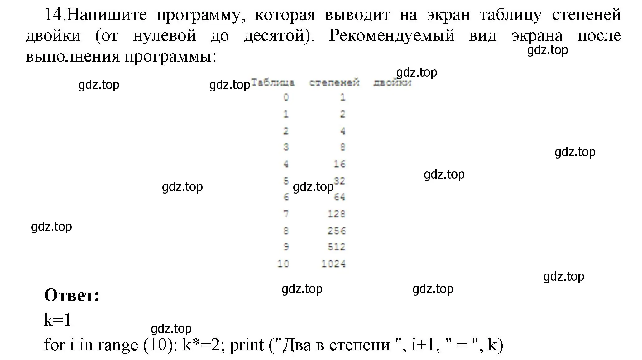 Решение номер 14 (страница 254) гдз по информатике 8 класс Босова, Босова, учебник