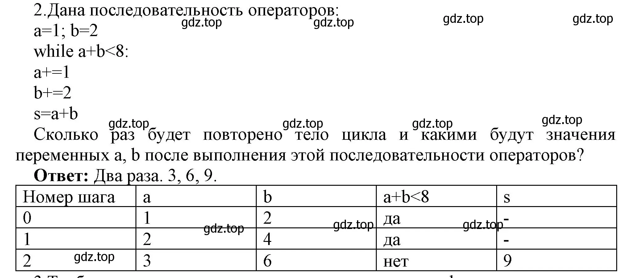 Решение номер 2 (страница 252) гдз по информатике 8 класс Босова, Босова, учебник