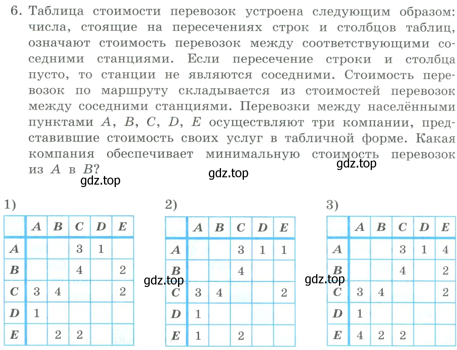 Условие номер 6 (страница 130) гдз по информатике 9 класс Босова, Босова, учебник