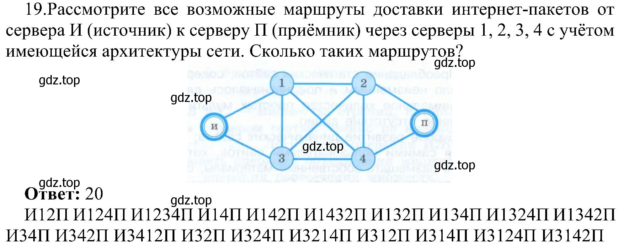 Решение номер 19 (страница 219) гдз по информатике 9 класс Босова, Босова, учебник