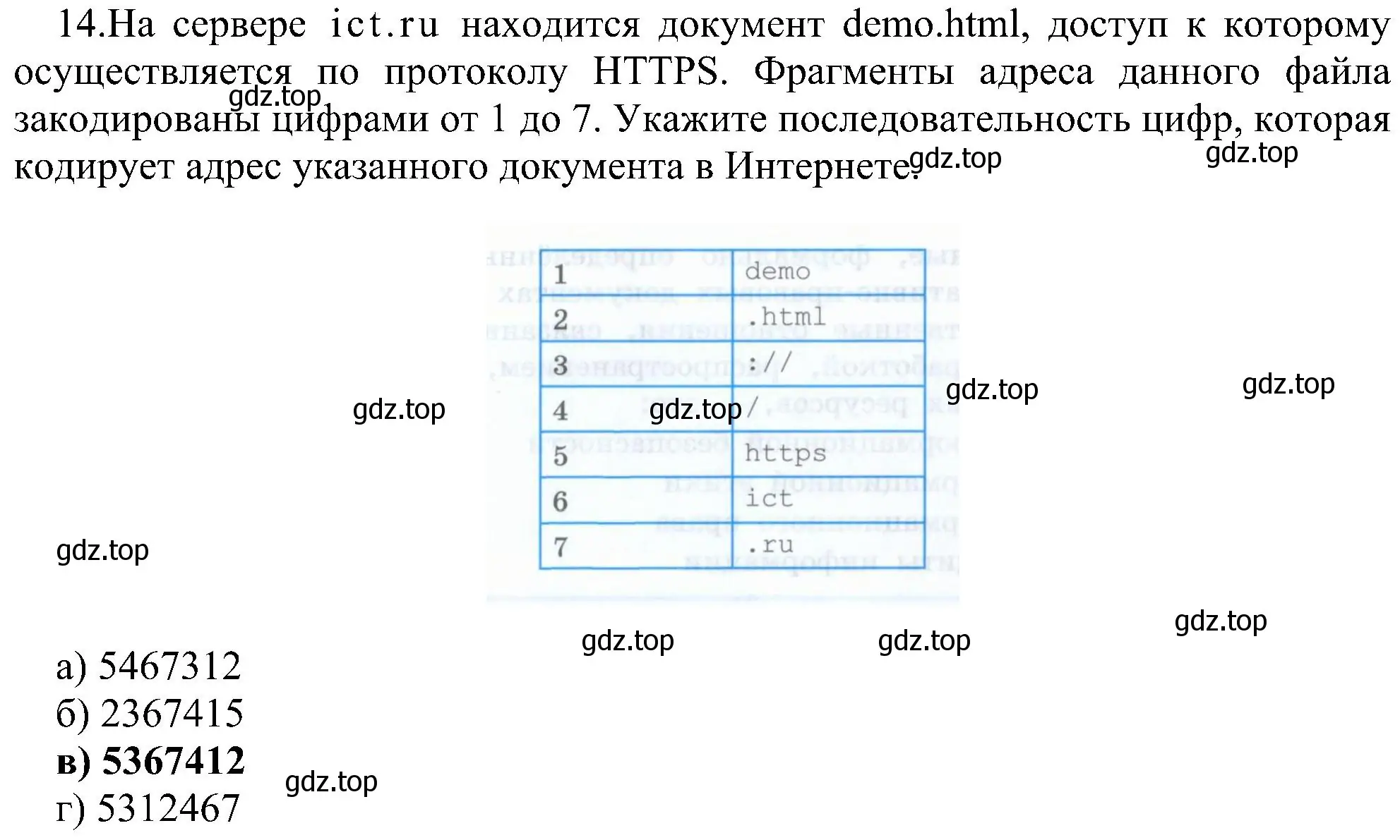 Решение номер 14 (страница 263) гдз по информатике 9 класс Босова, Босова, учебник