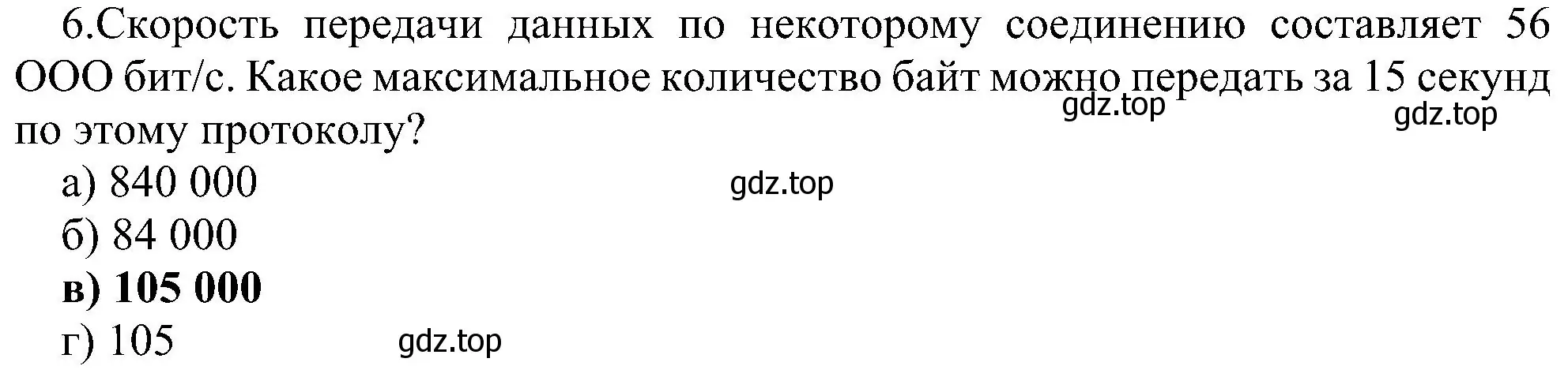 Решение номер 6 (страница 262) гдз по информатике 9 класс Босова, Босова, учебник