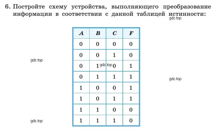 Условие номер 6 (страница 217) гдз по информатике 10 класс Босова, Босова, учебник